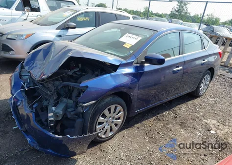 2019 Nissan Sentra S z USA, uszkodzony, nr VIN 3N1AB7AP5KY368060